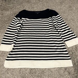 TOMMY HILFIGER STRIPE BOATNECK SWEATER